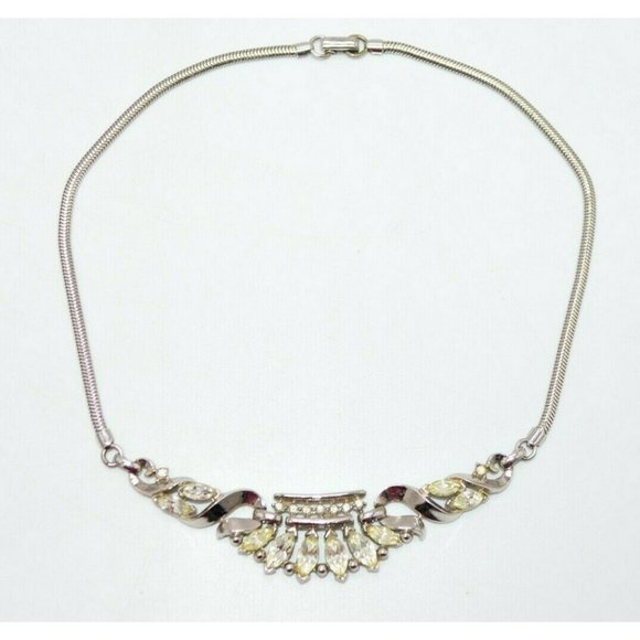 Trifari Jewelry - TRIFARI Patent Pending Clear Rhinestone Phillipe